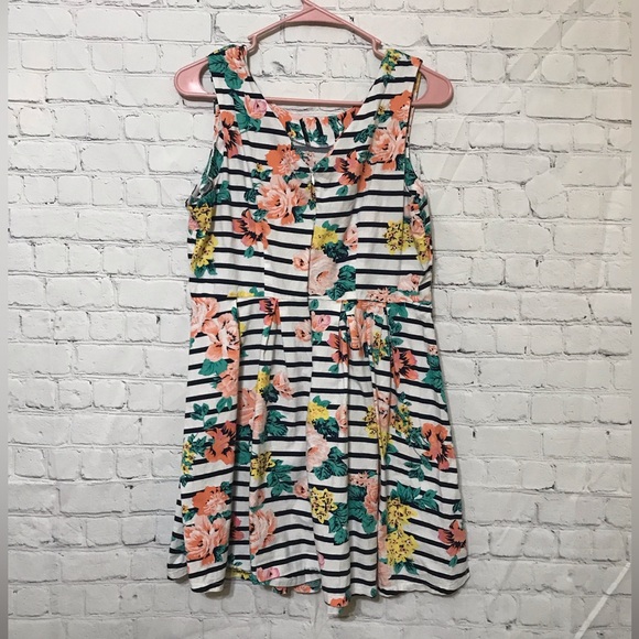 Floral Striped Dress - Picture 4 of 7